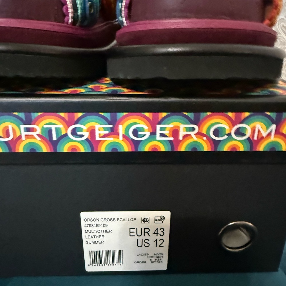 Kurt Geiger Multicolor Leather Sandals - Picture 3 of 3